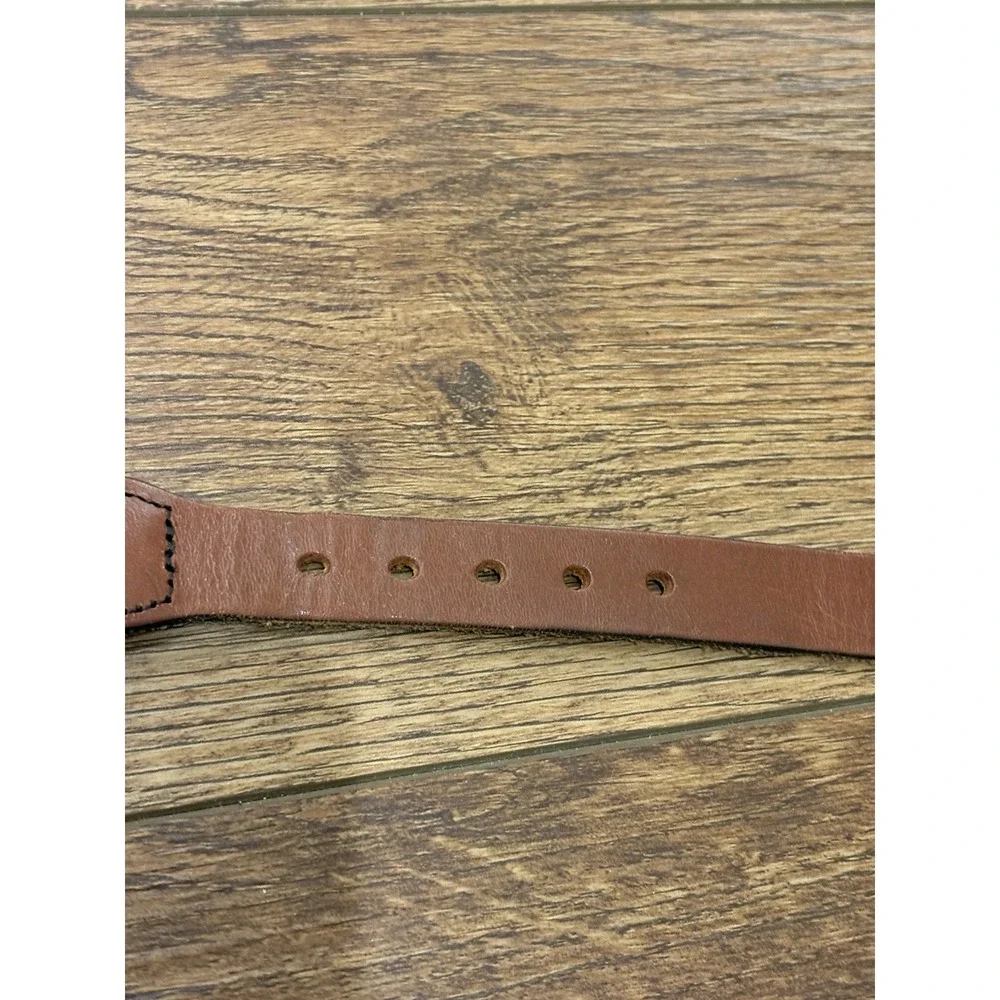Leather Man Ltd. Blue Green Top Grain Leather Belt Sze 24 Fishing Fish Youth Boy